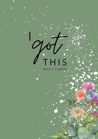 Weekly Planner a5: Let Organization, Self-reflection and Productivity be Part of Your Day