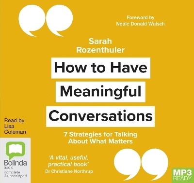 How to Have Meaningful Conversations - Sarah Rozenthuler