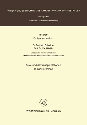 Auto- und Allotransplantationen an der Harnblase