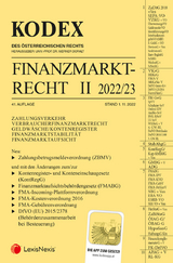 KODEX Finanzmarktrecht Band II 2022/23 - inkl. App - Doralt, Werner
