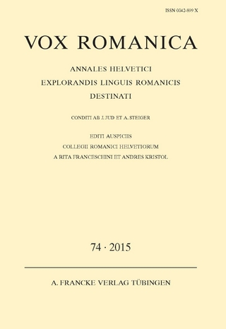 Vox Romanica 74 (2015)