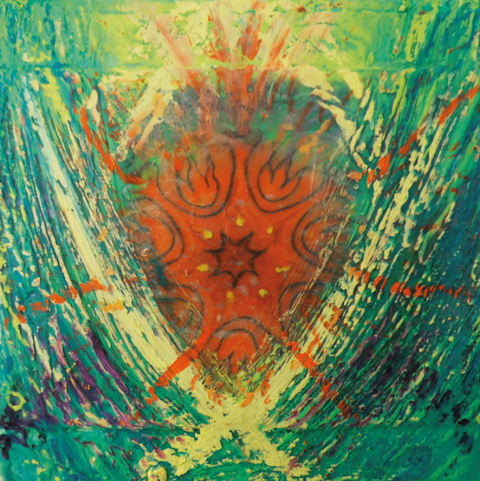 Triptychon Erzengel Thyron Ziunell - Ines Siri Trost