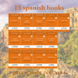 13 spanish books (books + audio-online) - Ilya Frank&rsquo;s Reading Method - Gustavo Adolfo B&eacute;cquer, Fern&aacute;n Caballero, Joaqu&iacute;n Dicenta, Juan Valera