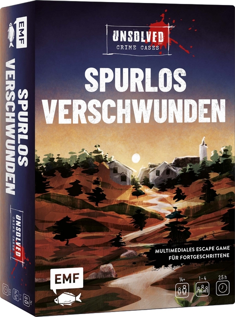 Krimi-Spielebox: Unsolved Crime Cases - Spurlos verschwunden -  Paperdice Holding GmbH
