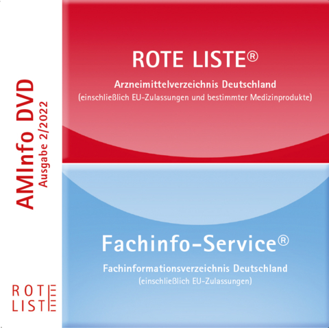 ROTE LISTE&reg; 2/2022 AMInfo-DVD - ROTE LISTE&reg;/FachInfo - Einzelausgabe