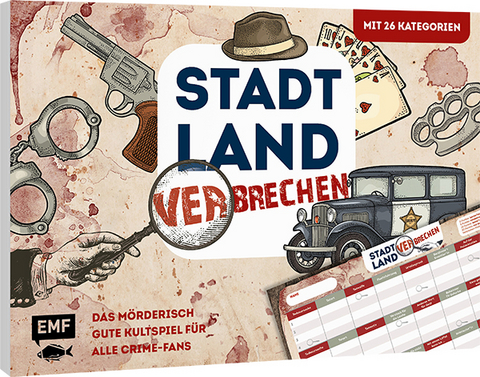Stadt, Land, Verbrechen - Das m&ouml;rderisch gute Kultspiel f&uuml;r alle Crime-Fans