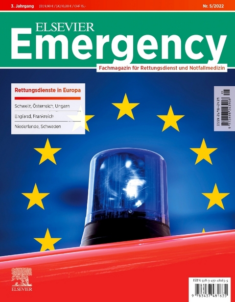 Elsevier Emergency. Rettungsdienst in Europa. 5/2022 - 