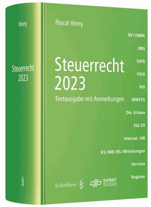 Steuerrecht 2023 (PrintPlu&sect;) - Pascal Hinny