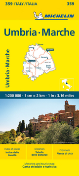 Marche & Umbria - Michelin Local Map 359 - Michelin