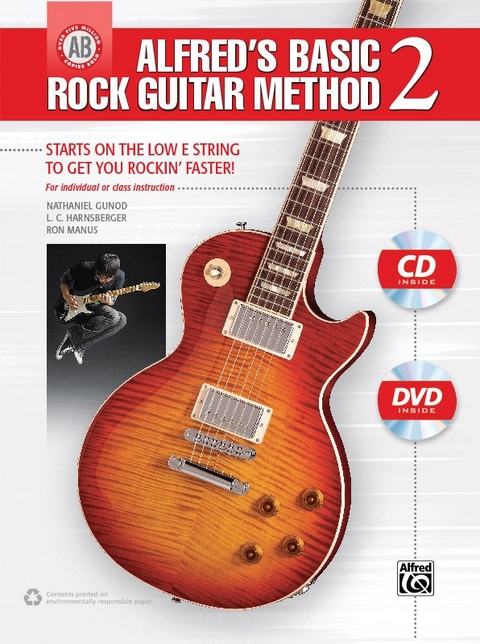 Alfred's Basic Rock Guitar Method 2 - Nathaniel Gunod, L C Harnsberger, Ron Manus