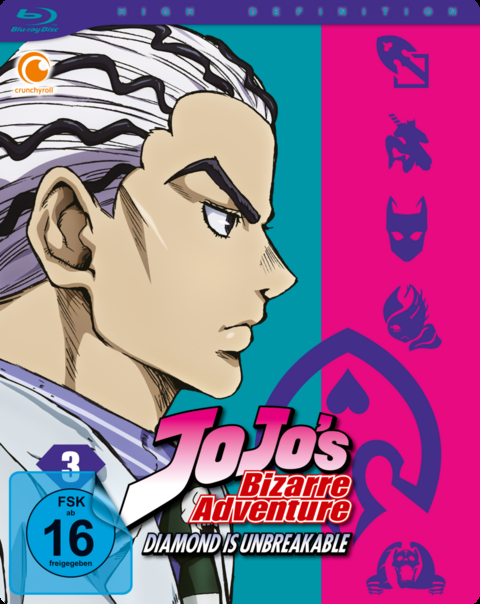 JoJo's Bizarre Adventure: Diamond Is Unbreakable - 3. Staffel - Blu-ray Vol. 3 (Episoden 27-39) [2 Blu-rays] - Naokatsu Tsuda