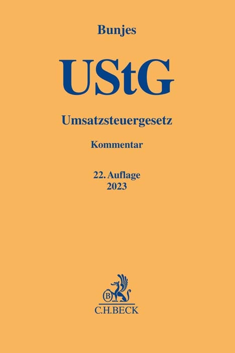 Umsatzsteuergesetz (UStG) - Johann Bunjes, Reinhold Geist