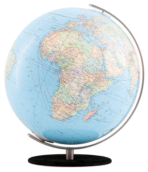 COLUMBUS DUO Leuchtglobus 30cm Lederausführung