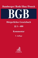 Bürgerliches Gesetzbuch Band 1: §§ 1-480 - 