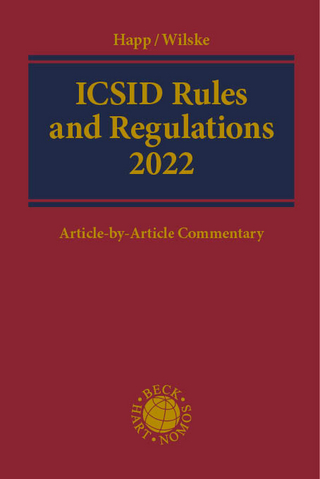 ICSID Rules and Regulations 2022