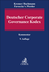 Deutscher Corporate Governance Kodex - Thomas Kremer, Gregor Bachmann, Daniela Favoccia