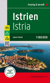 Istrien, Stra&szlig;en- und Freizeitkarte 1:160.000, freytag & berndt