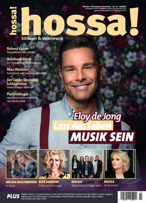 hossa! &ndash; Das Magazin f&uuml;r Volksmusik und Schlager! - 