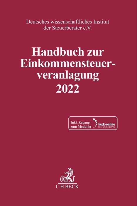 Handbuch zur Einkommensteuerveranlagung 2022. ESt 2022 - 