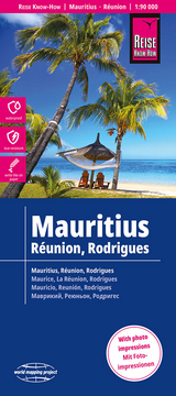 Reise Know-How Landkarte Mauritius, R&eacute;union, Rodrigues (1:90.000)