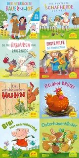 Pixi-8er-Set 287: Fr&uuml;hling auf dem Bauernhof (8x1 Exemplar) -  diverse