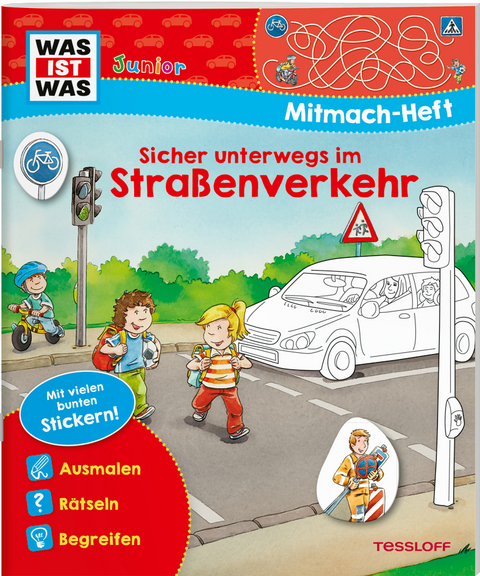 WAS IST WAS Junior Mitmach-Heft Sicher unterwegs im Straßenverkehr - Christina Braun