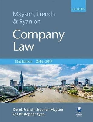 Mayson, French & Ryan on Company Law - Derek French, Stephen Mayson, Christopher Ryan