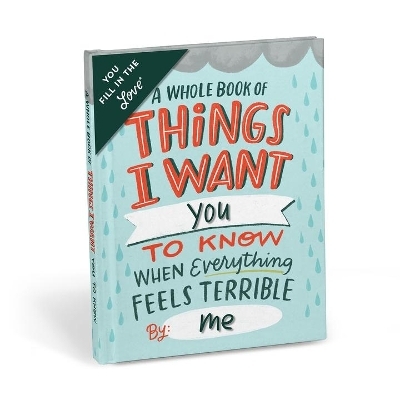 Em & Friends Feel Terrible Book Fill in the Love Fill-in-the-Blank Book & Gift Journal - 