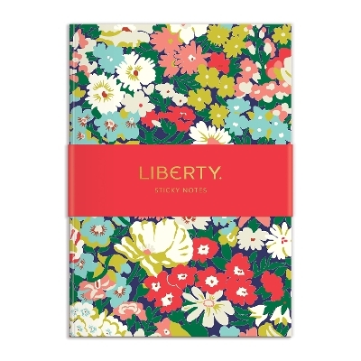 Liberty Floral Sticky Notes Hard Cover Book - 