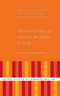 Translating the Social World for Law - 