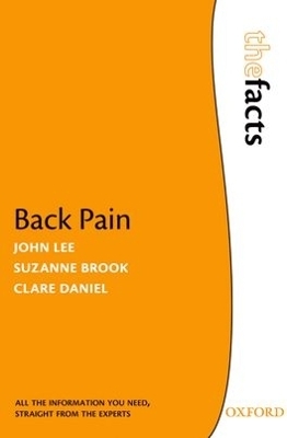 Back Pain - John Lee, Suzanne Brook, Clare Daniel