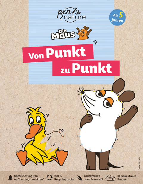 Die Maus: Von Punkt zu Punkt. F&uuml;r Kinder ab 5 Jahren