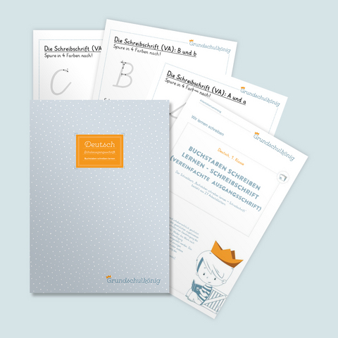 Grundkurs &bdquo;Buchstaben schreiben lernen &ndash; Schreibschrift / Vereinfachte Ausgangsschrift&rdquo;, Deutsch, 1. Klasse - Verena Druhm, Magdalena Geigl