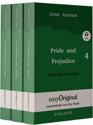 Pride and Prejudice / Stolz und Vorurteil - Teile 4-6 Hardcover (Buch + Audio-Online) - Lesemethode von Ilya Frank - Zweisprachige Ausgabe Englisch-Deutsch