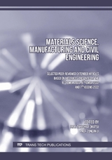 Materials Science, Manufacturing and Civil Engineering - 