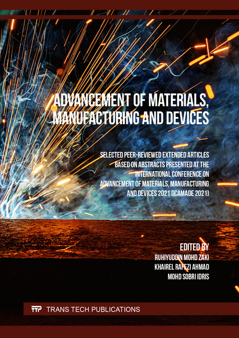 Advancement of Materials, Manufacturing and Devices (ICAMaDe) - 