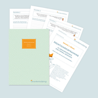 Rechtschreibtraining für die 1. Klasse: 14 Abschreibtexte zum Thema “Märchen”