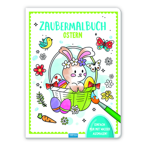 Tr&ouml;tsch Malbuch Zaubermalbuch Ostern - 