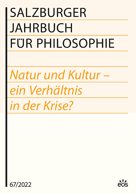 Salzburger Jahrbuch für Philosophie 67 / 2022 - 
