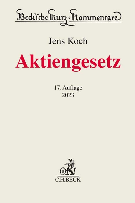 Aktiengesetz - Uwe H&uuml;ffer, Jens Koch
