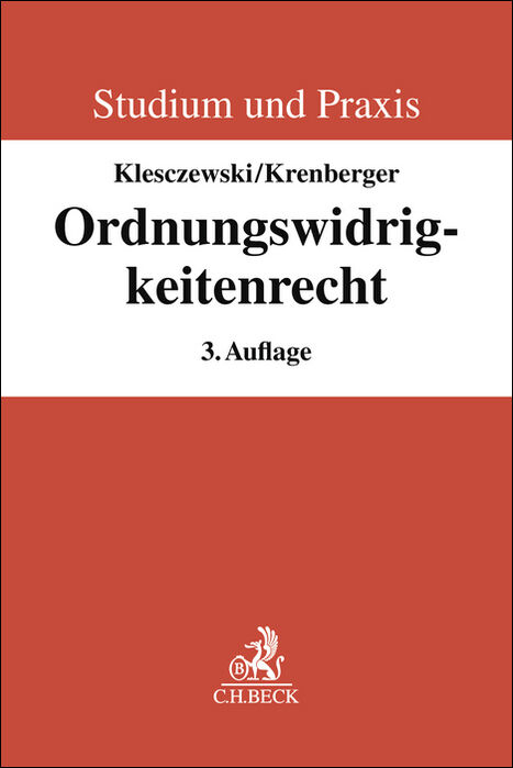 Ordnungswidrigkeitenrecht - Diethelm Klesczewski, Benjamin Krenberger