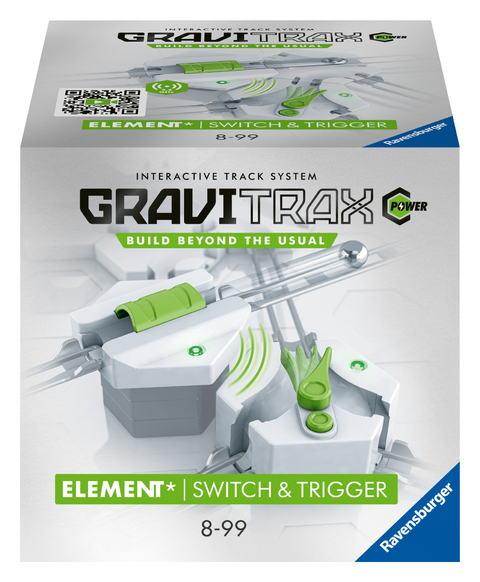 Ravensburger GraviTrax POWER Elemente Switch&Trigger. Elektronisches Zubeh&ouml;r f&uuml;r Kugelbahnen f&uuml;r Kinder ab 8 Jahren. Kombinierbar mit allen GraviTrax Produkten und -linien
