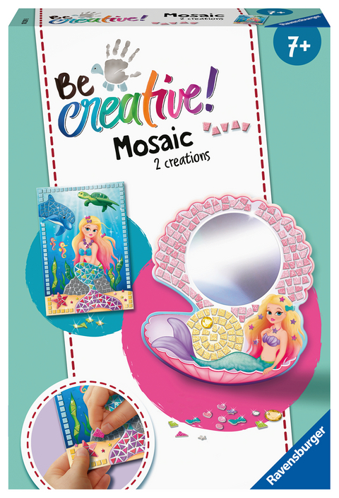 BeCreative Midi - Mosaik Meerjungfrau