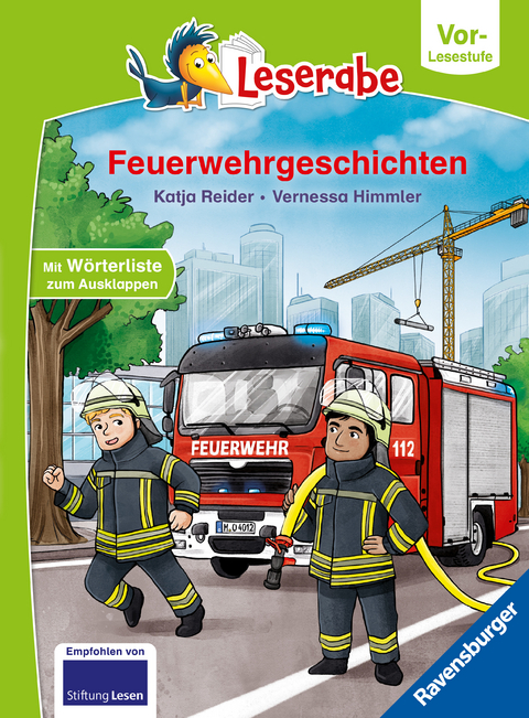 Leserabe Vor-Lesestufe - Feuerwehrgeschichten - Katja Reider