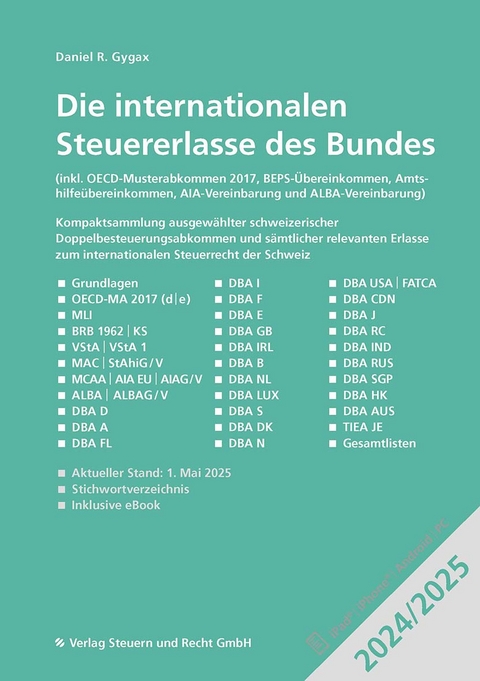 Die internationalen Steuererlasse des Bundes 2024/2025 - Daniel R. Gygax