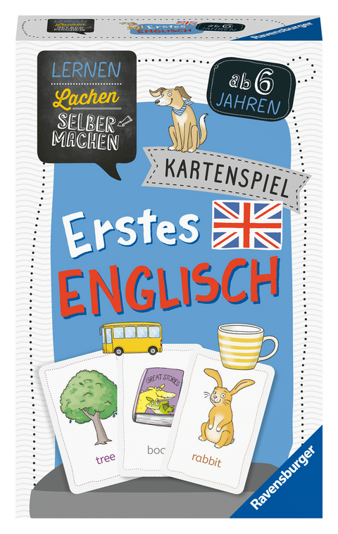 Lernen Lachen Selbermachen: Erstes Englisch - Kartenspiel ab 6 Jahre - Kirstin Jebautzke