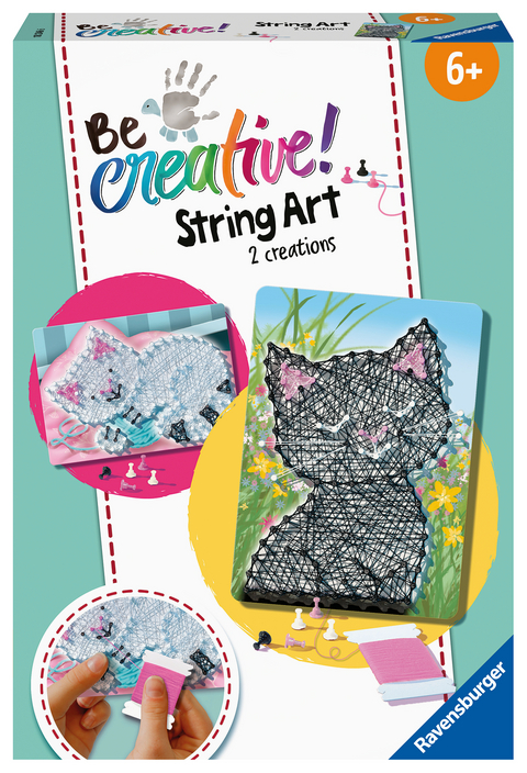 BeCreative Midi - String Art Katzen