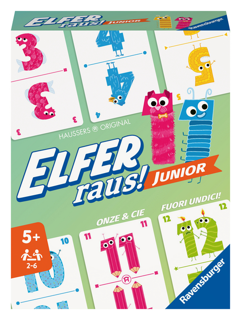 Elfer raus! Junior - Kartenspiel ab 5 Jahre