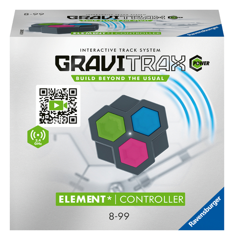 Ravensburger GraviTrax POWER Element Controller - 26813. Elektronisches Zubeh&ouml;r f&uuml;r Kugelbahnen, Konstruktionsspielzeug f&uuml;r Kinder ab 8. Kombinierbar mit allen Starter-Sets, Extensions und Elements.