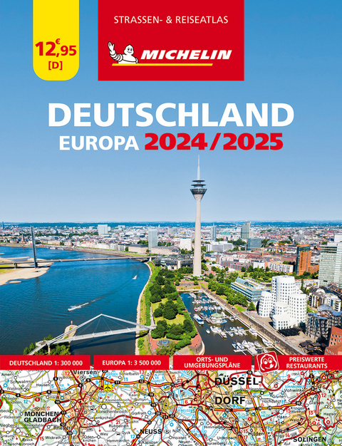 Michelin Stra&szlig;enatlas Deutschland & Europa 2024/2025